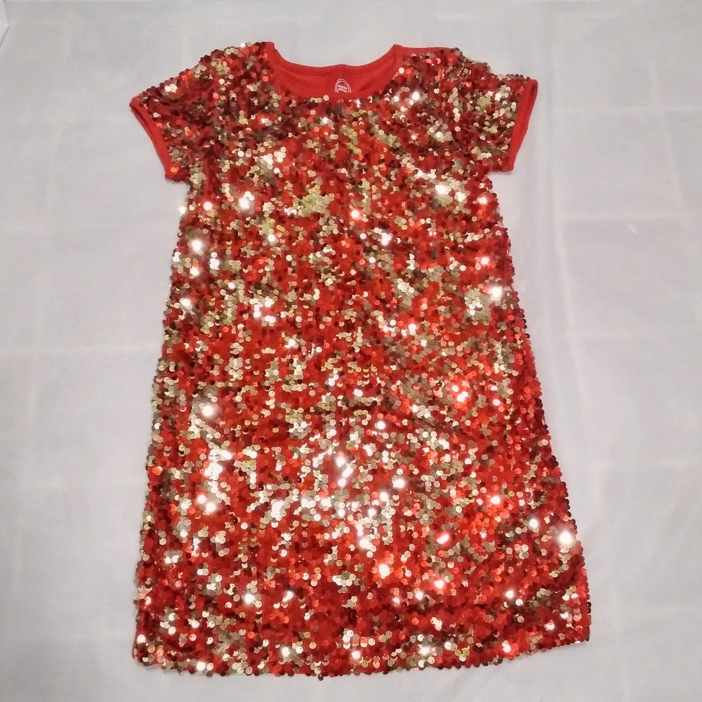 Wonder Nation Large 10/12 Holiday Christmas Dress